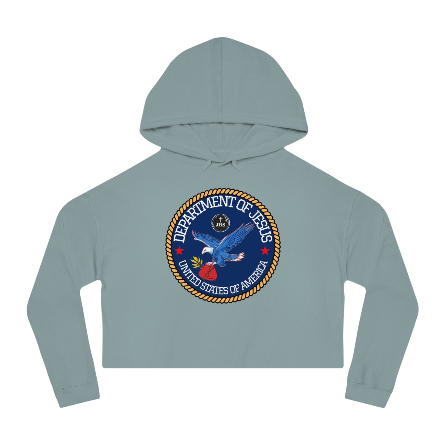 DEPARTMENT OF JESUS CROP HOODIE