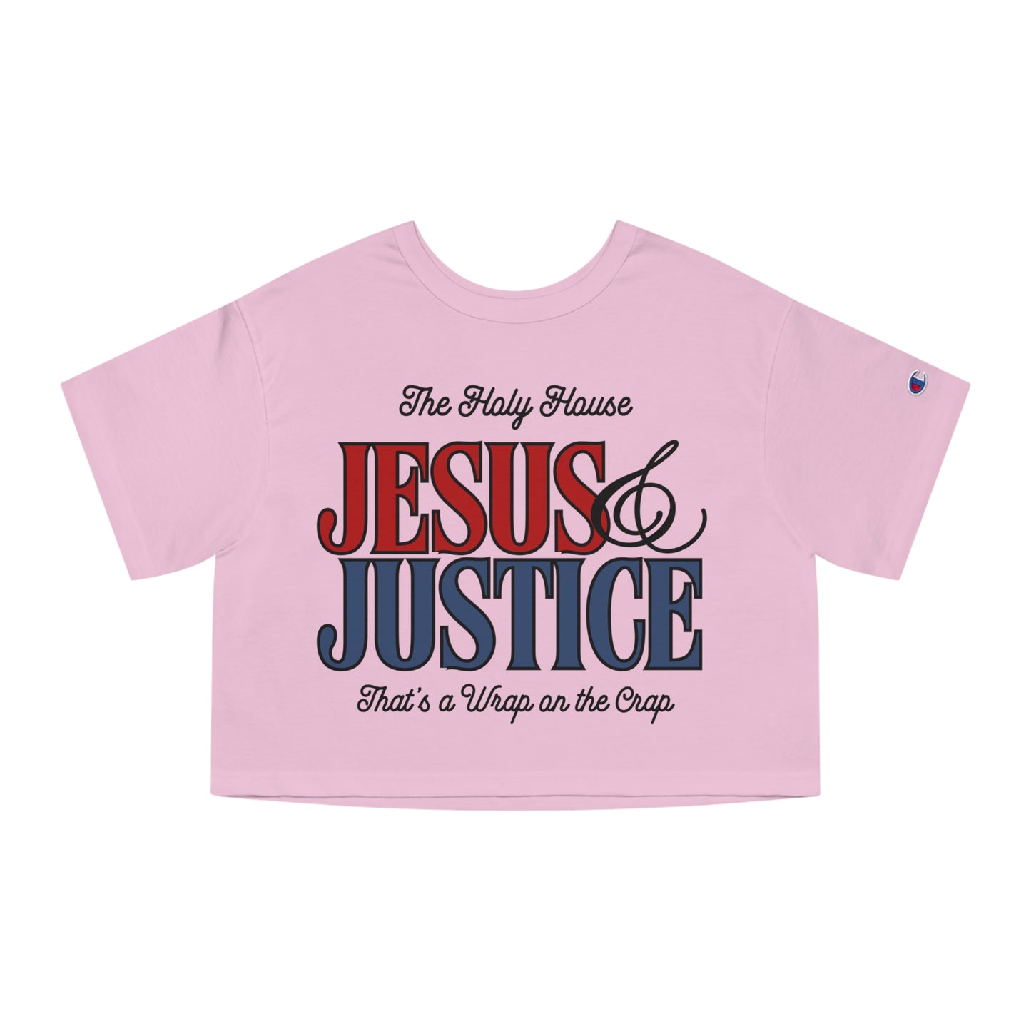 JESUS & JUSTICE CROP TEE