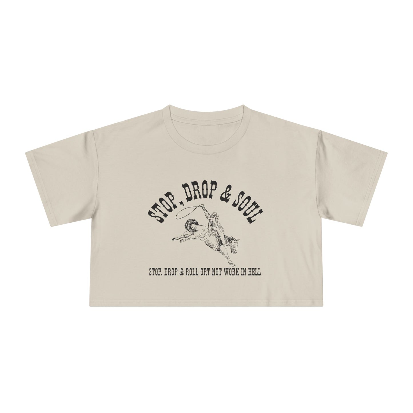 ORT NOT WORK CROP TEE