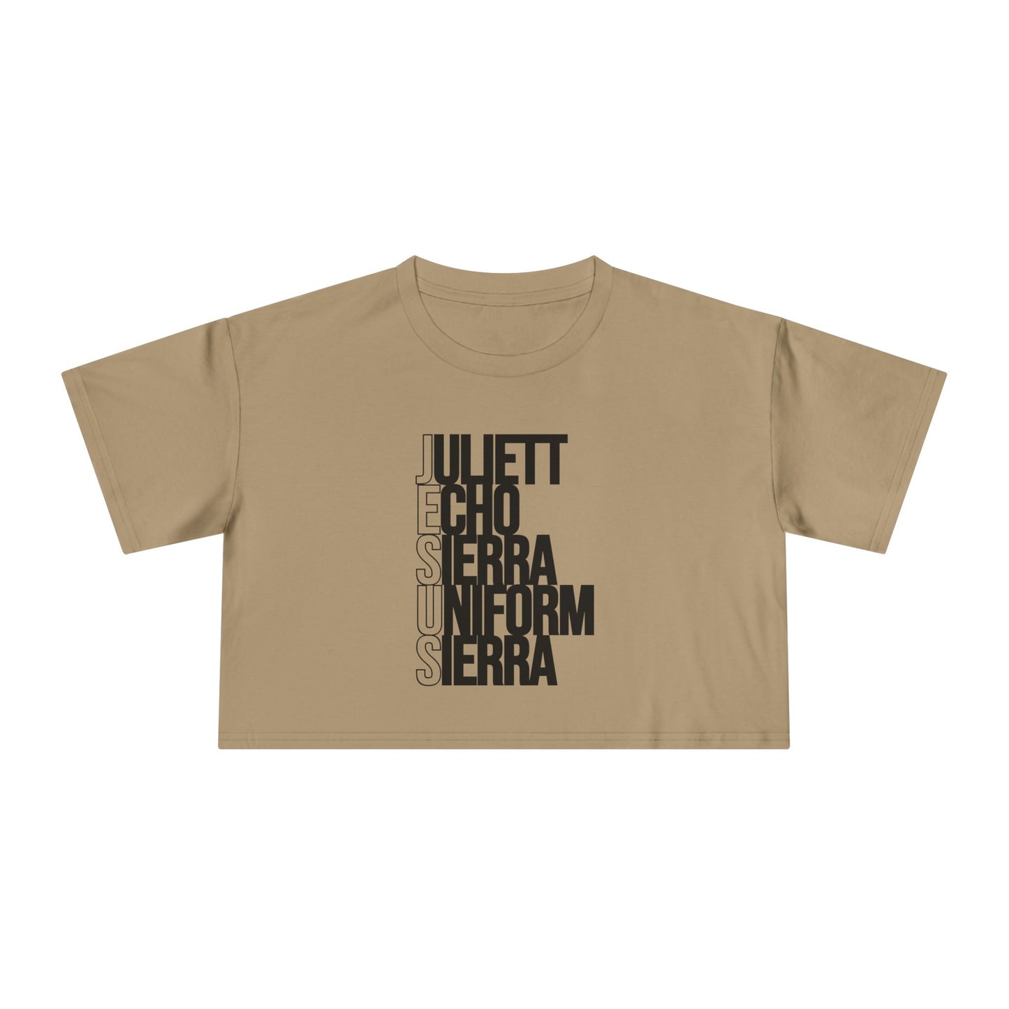 J E S U S CROP TEE