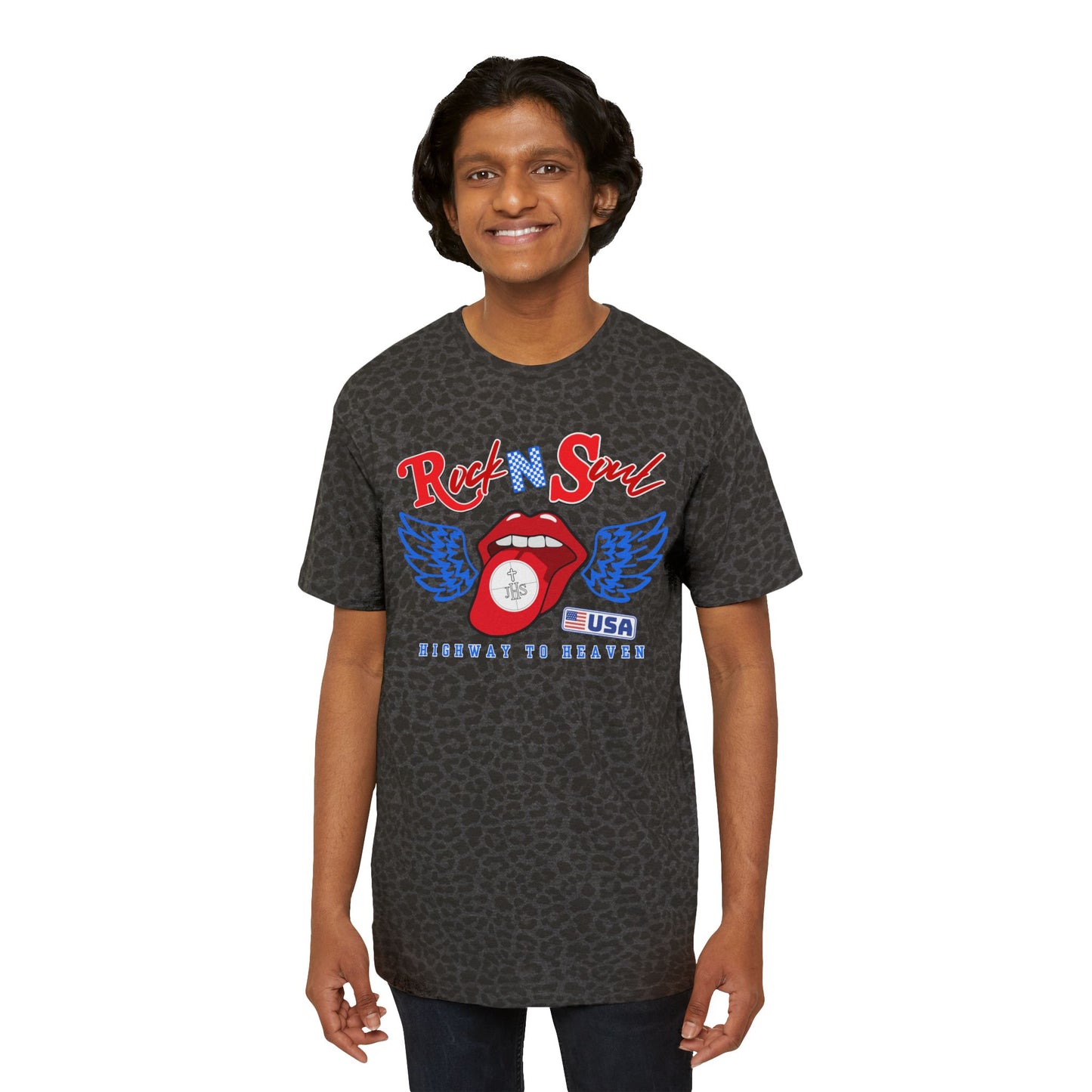 ROCK & SOUL PATTERN TEE