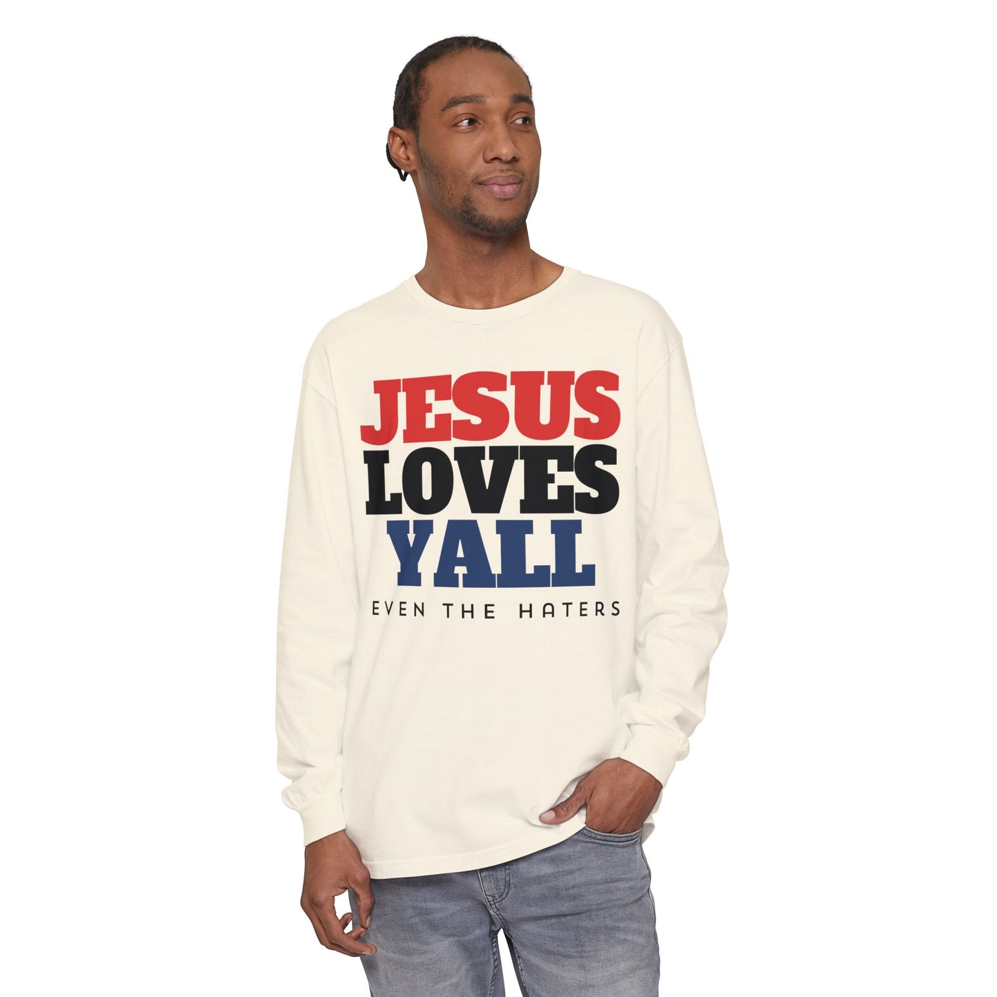 JESUS LOVES YALL LONGSLEEVE TEE