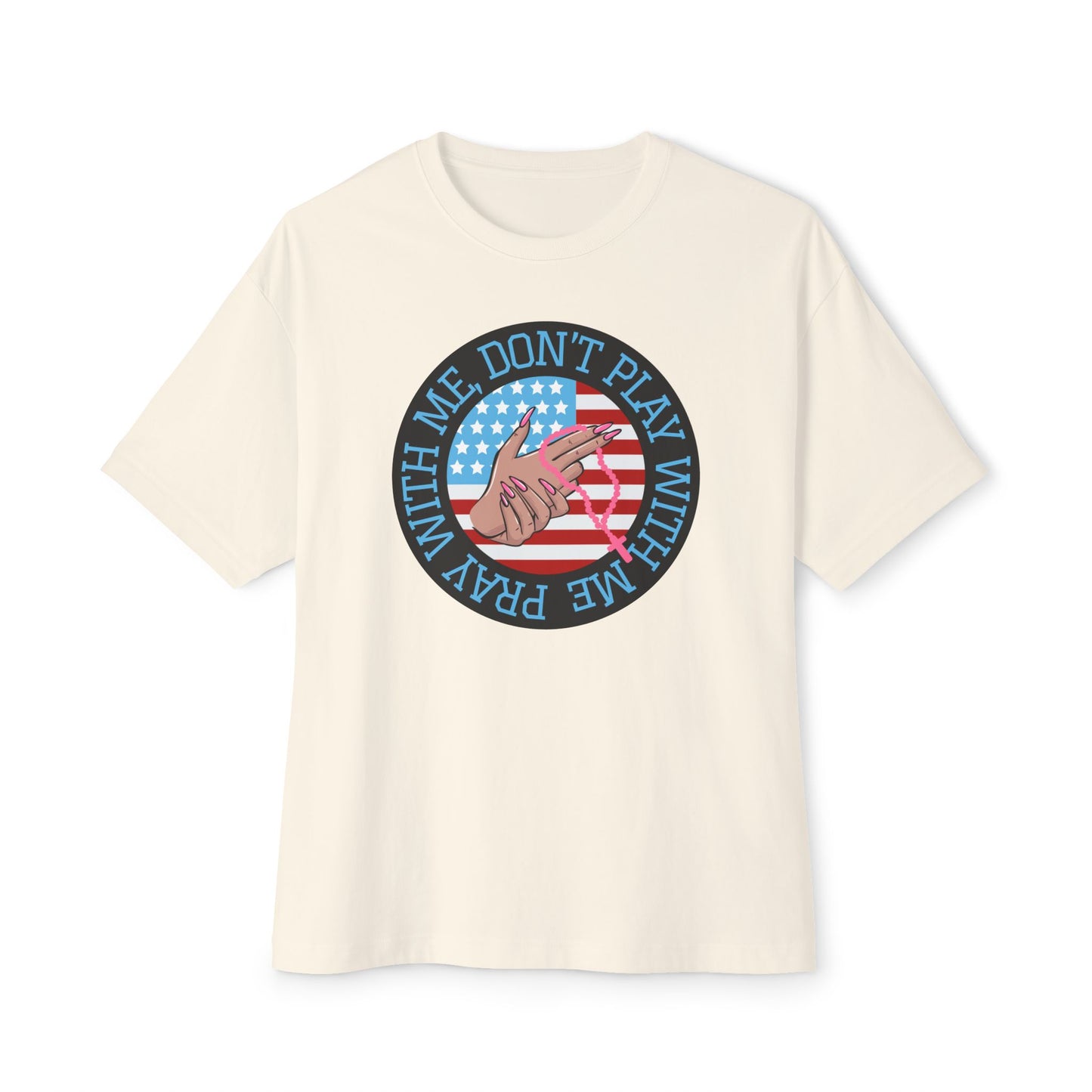 PRAY DONT PLAY BOXY TEE