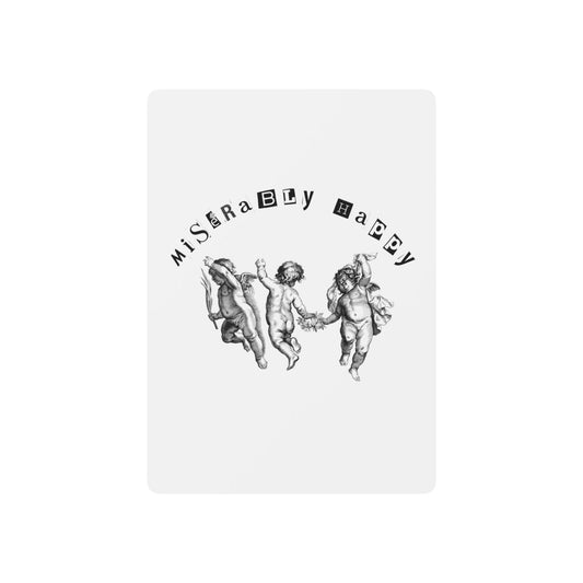MISERABLY HAPPY X PLAYING CARDS