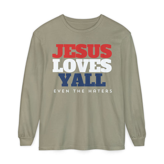 JESUS LOVES YALL LONGSLEEVE TEE