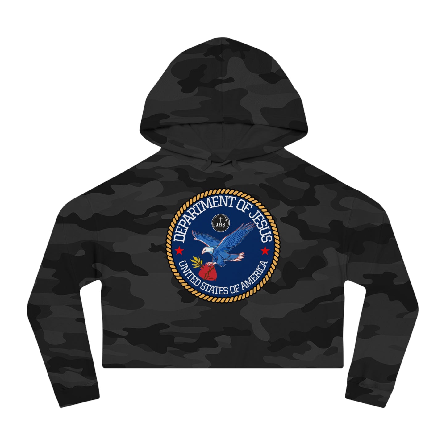 DEPARTMENT OF JESUS CROP HOODIE