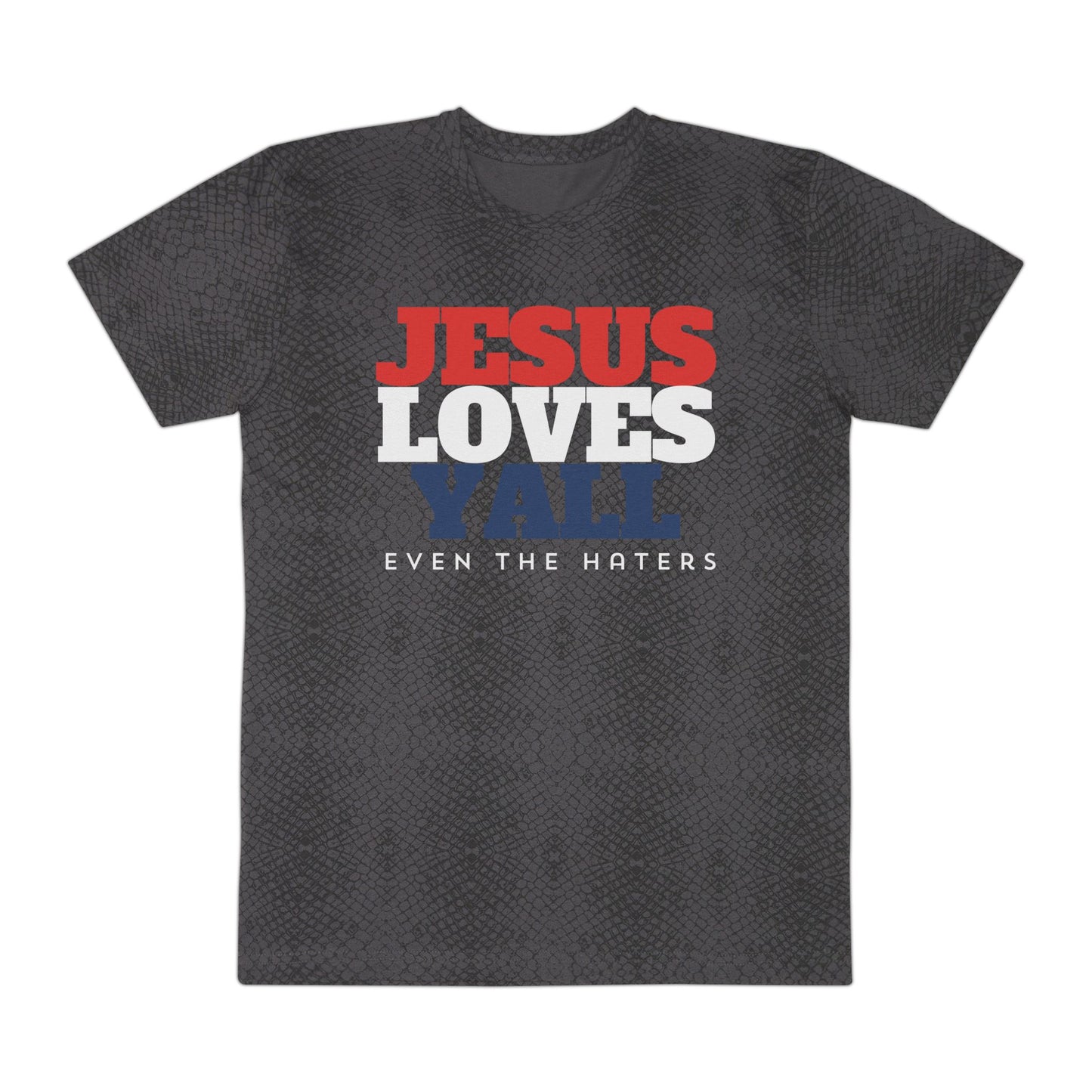 JESUS LOVES YALL PATTERN TEE