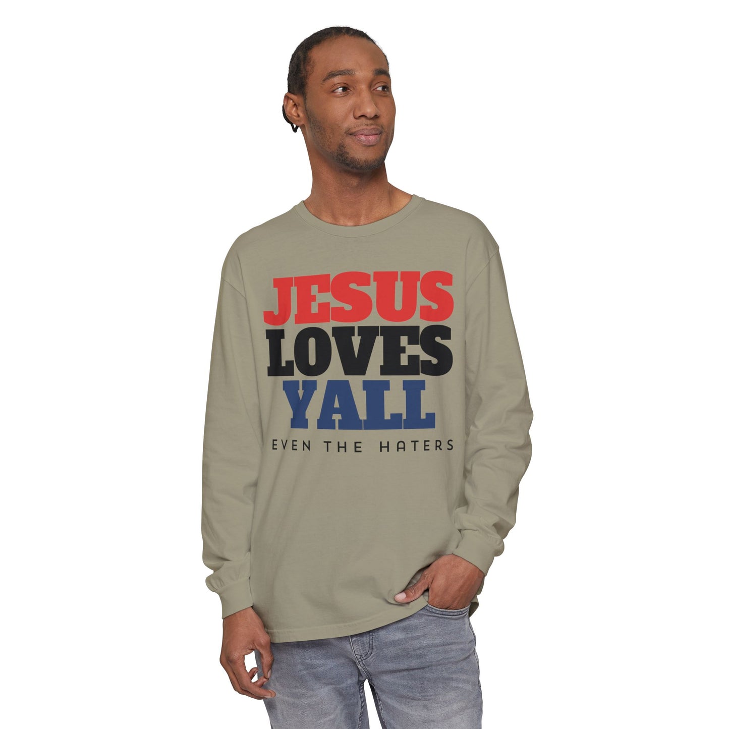 JESUS LOVES YALL LONGSLEEVE TEE