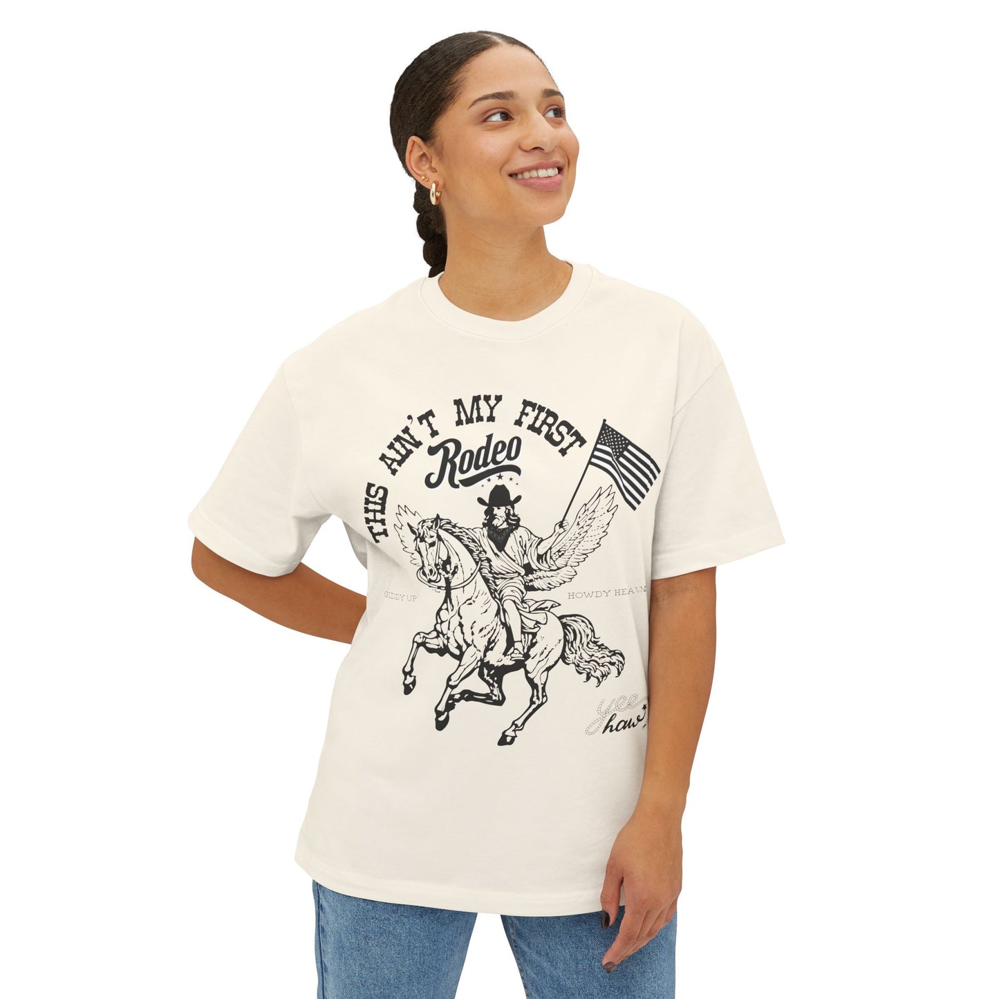 RODEO JESUS BOXY TEE