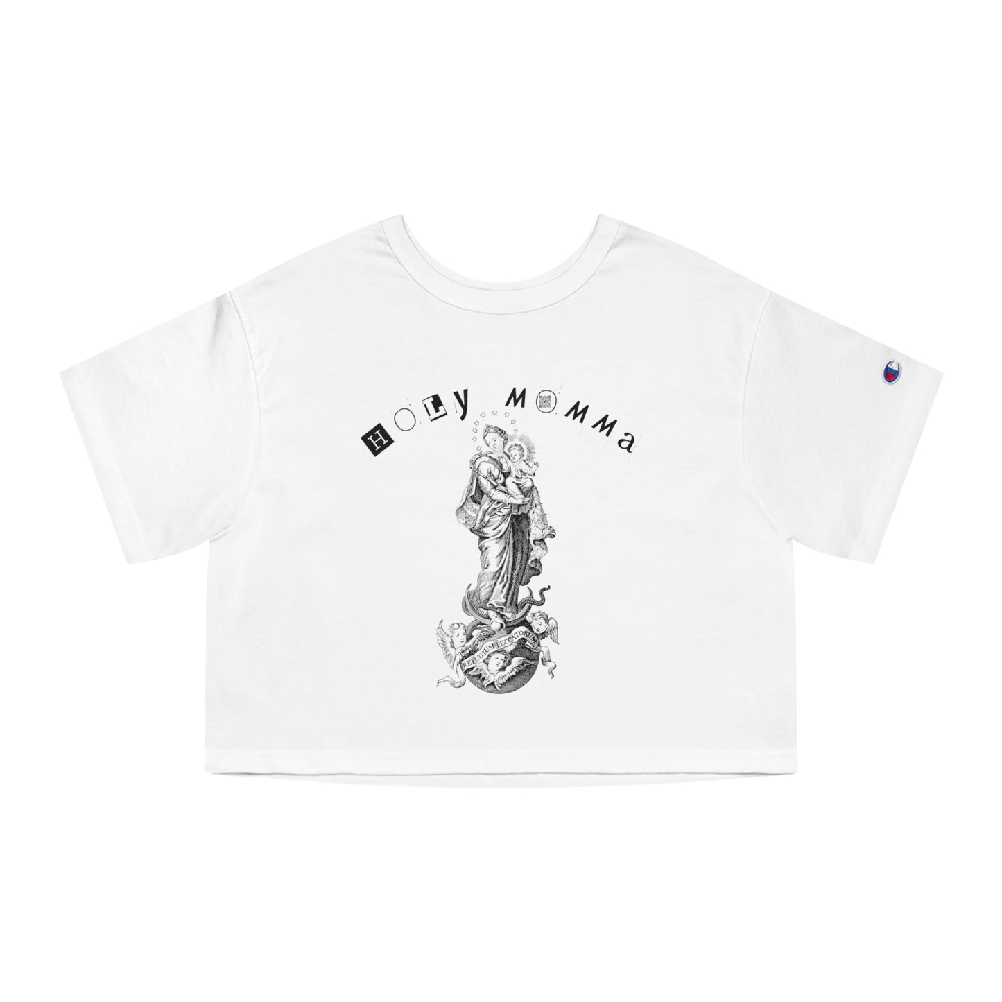 HOLY MOMMA CROP TEE