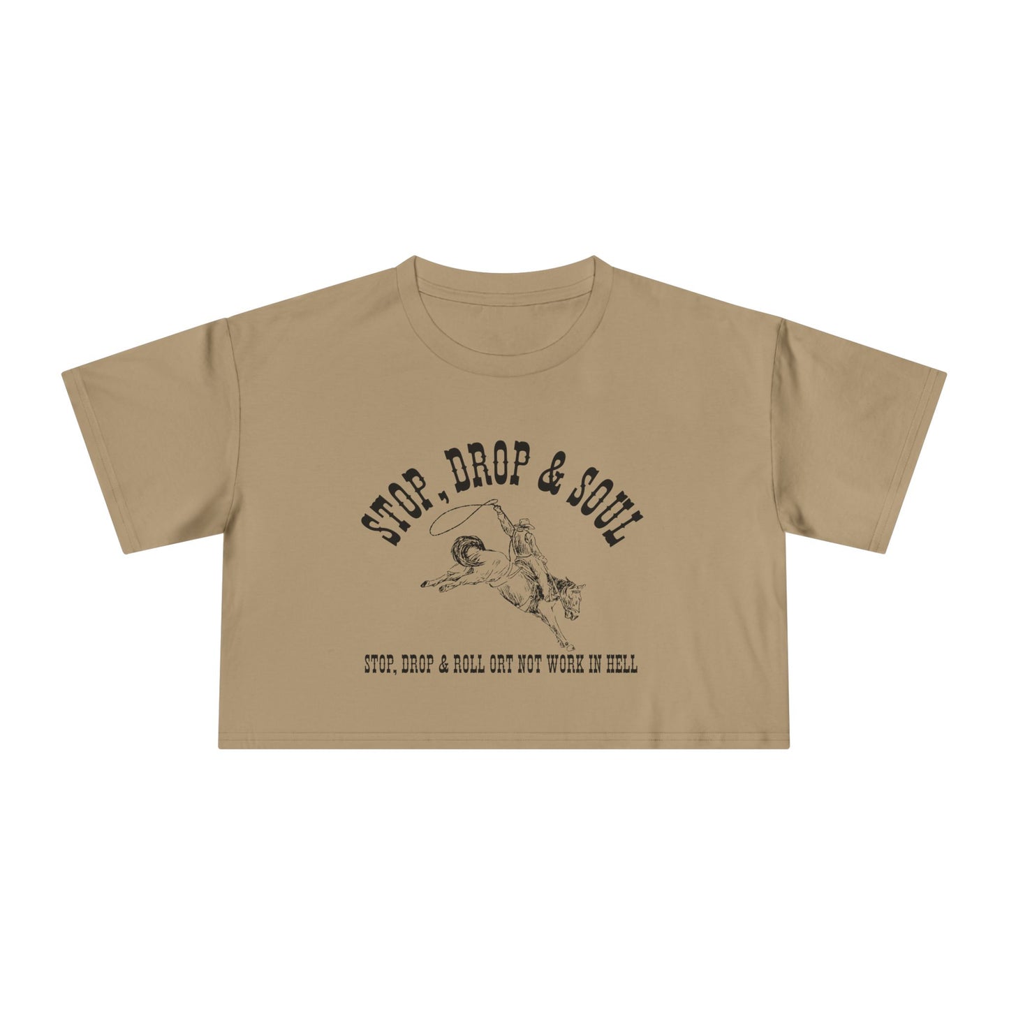ORT NOT WORK CROP TEE