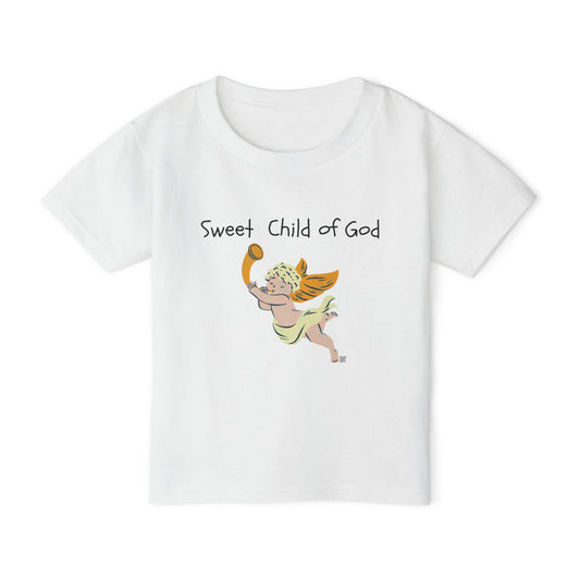 SWEET CHILD OF GOD ANGEL TODDLER TEE