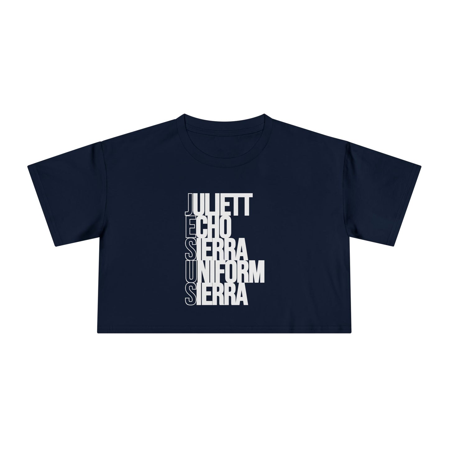 J E S U S CROP TEE