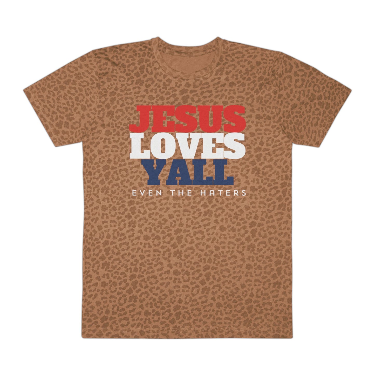 JESUS LOVES YALL PATTERN TEE