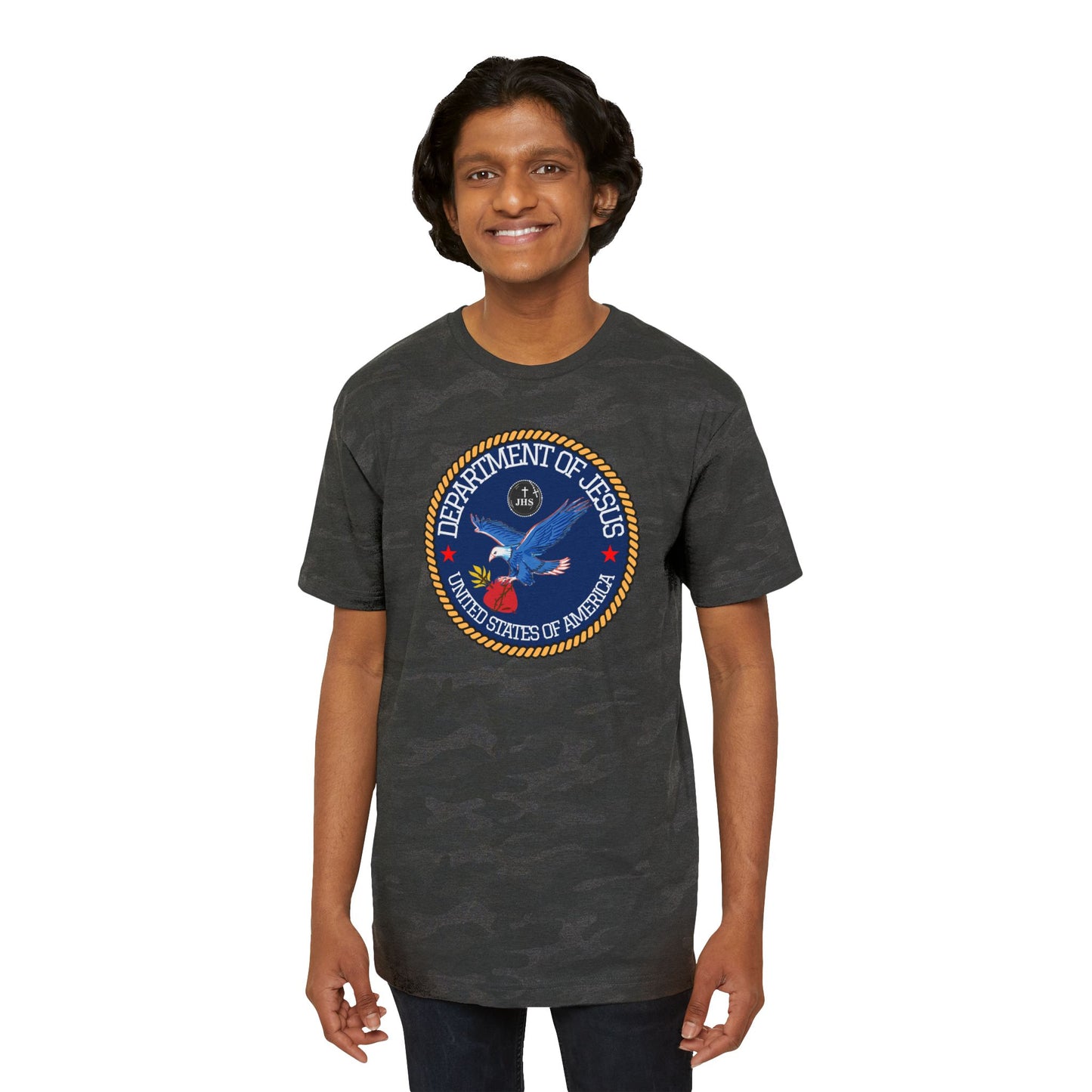 DEPARTMENT OF JESUS PATTERN TEE
