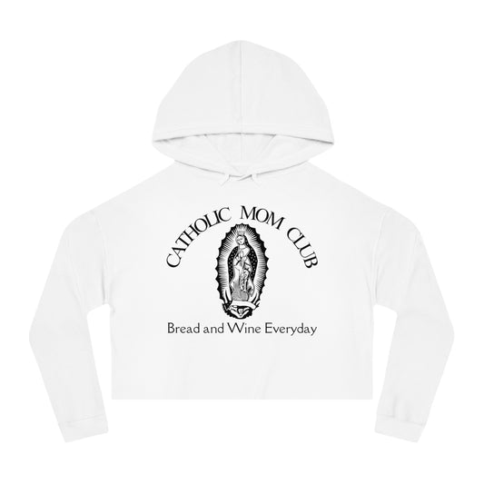 DONT PLAY MOM CLUB CROP HOODIE