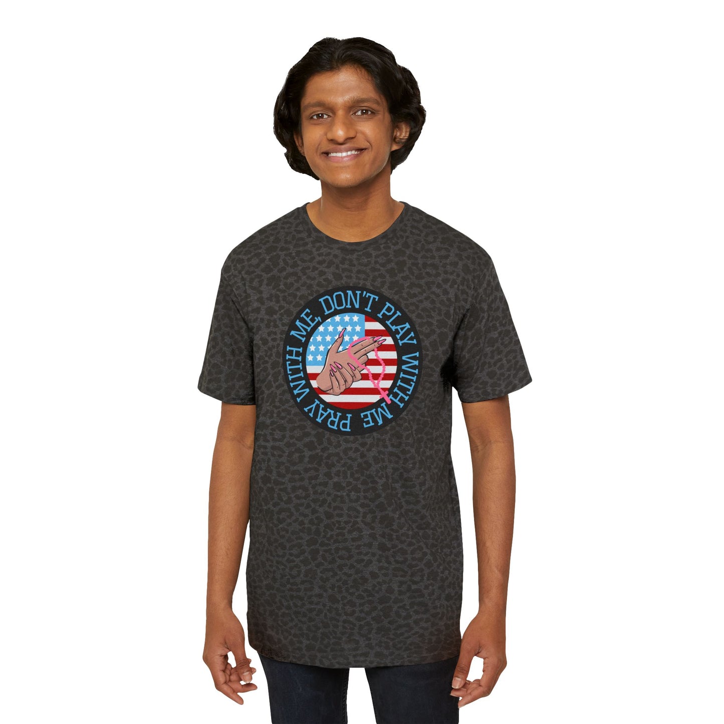 PRAY DONT PLAY PATTERN TEE