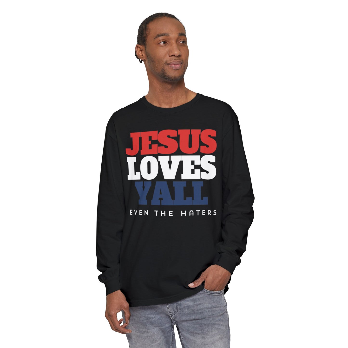 JESUS LOVES YALL LONGSLEEVE TEE