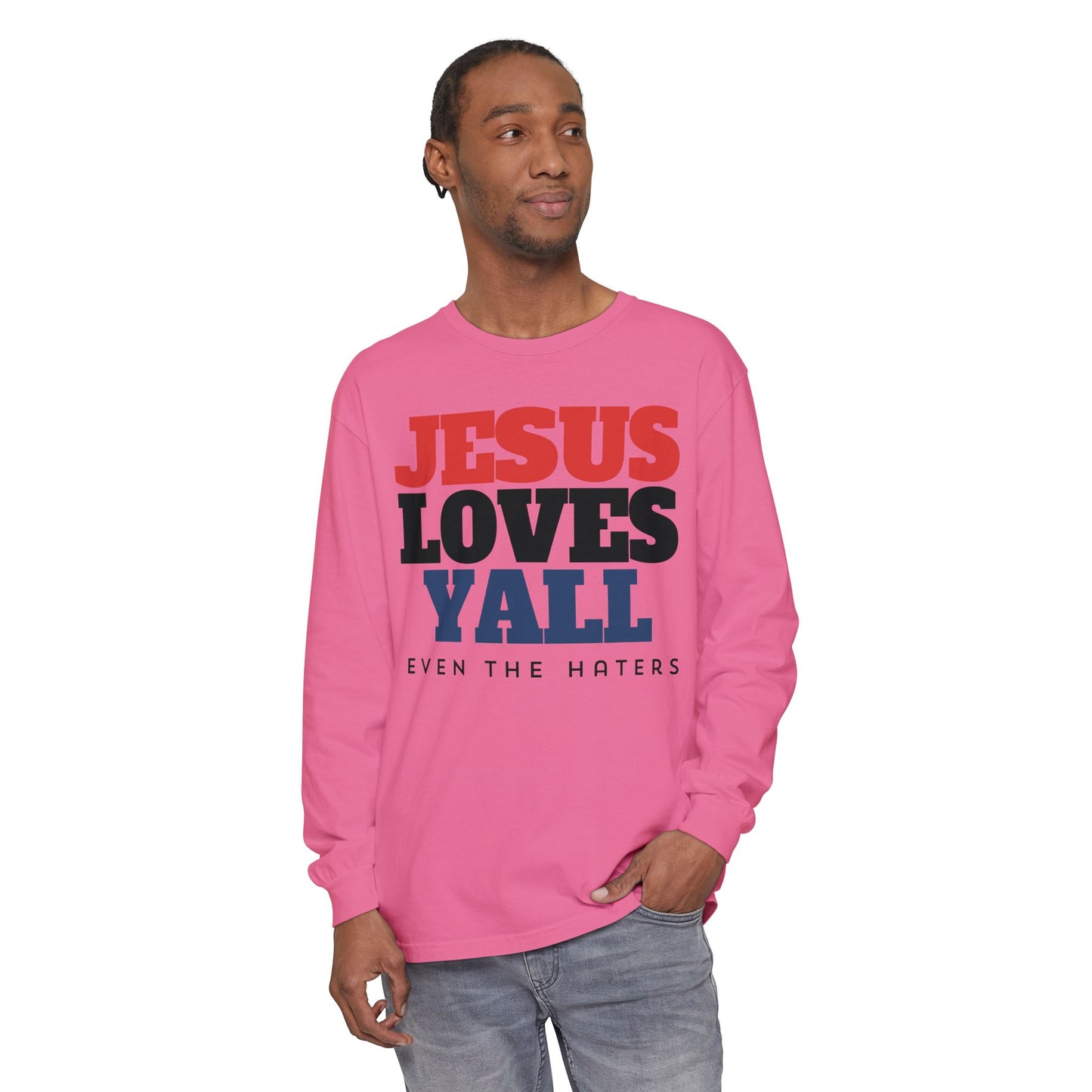 JESUS LOVES YALL LONGSLEEVE TEE
