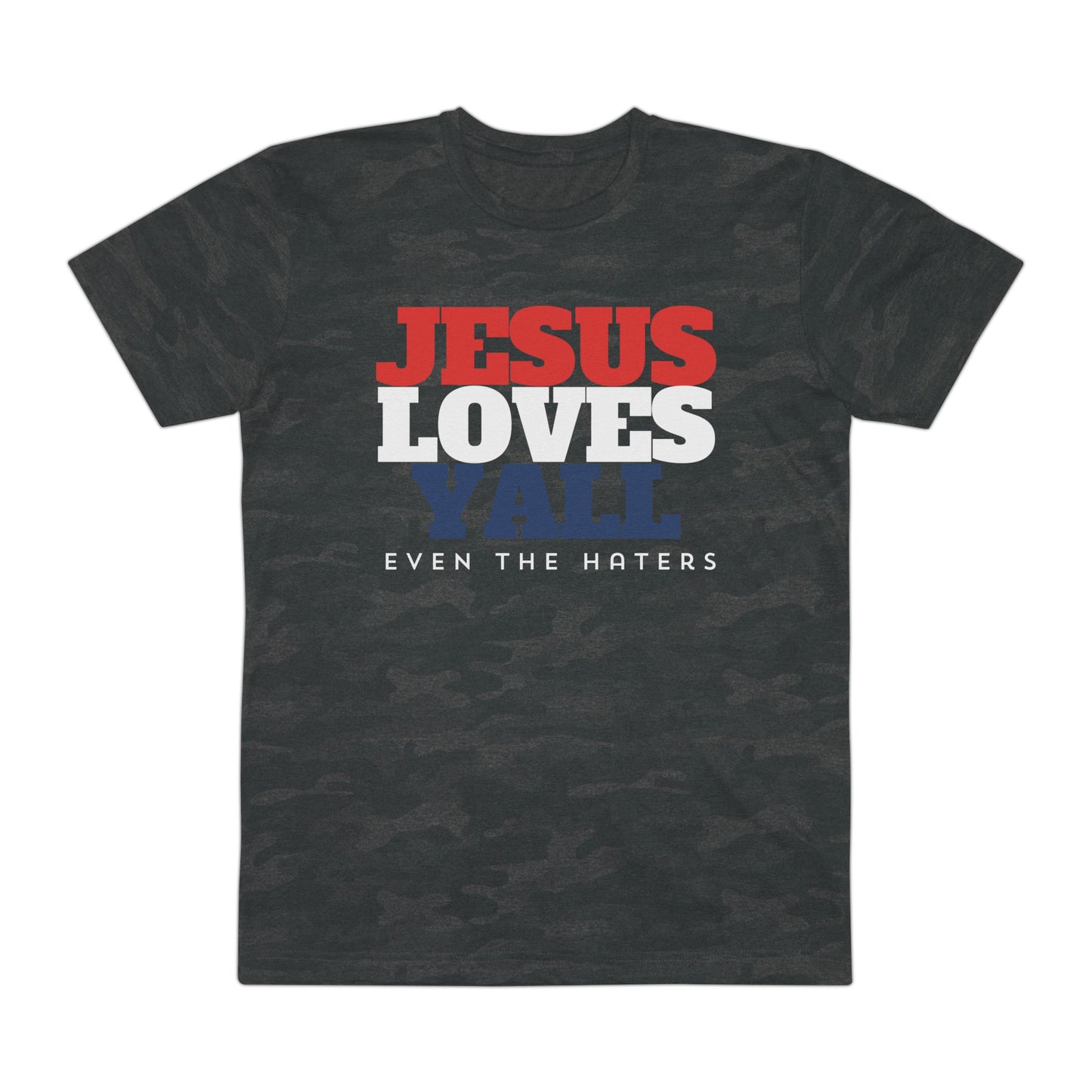 JESUS LOVES YALL PATTERN TEE