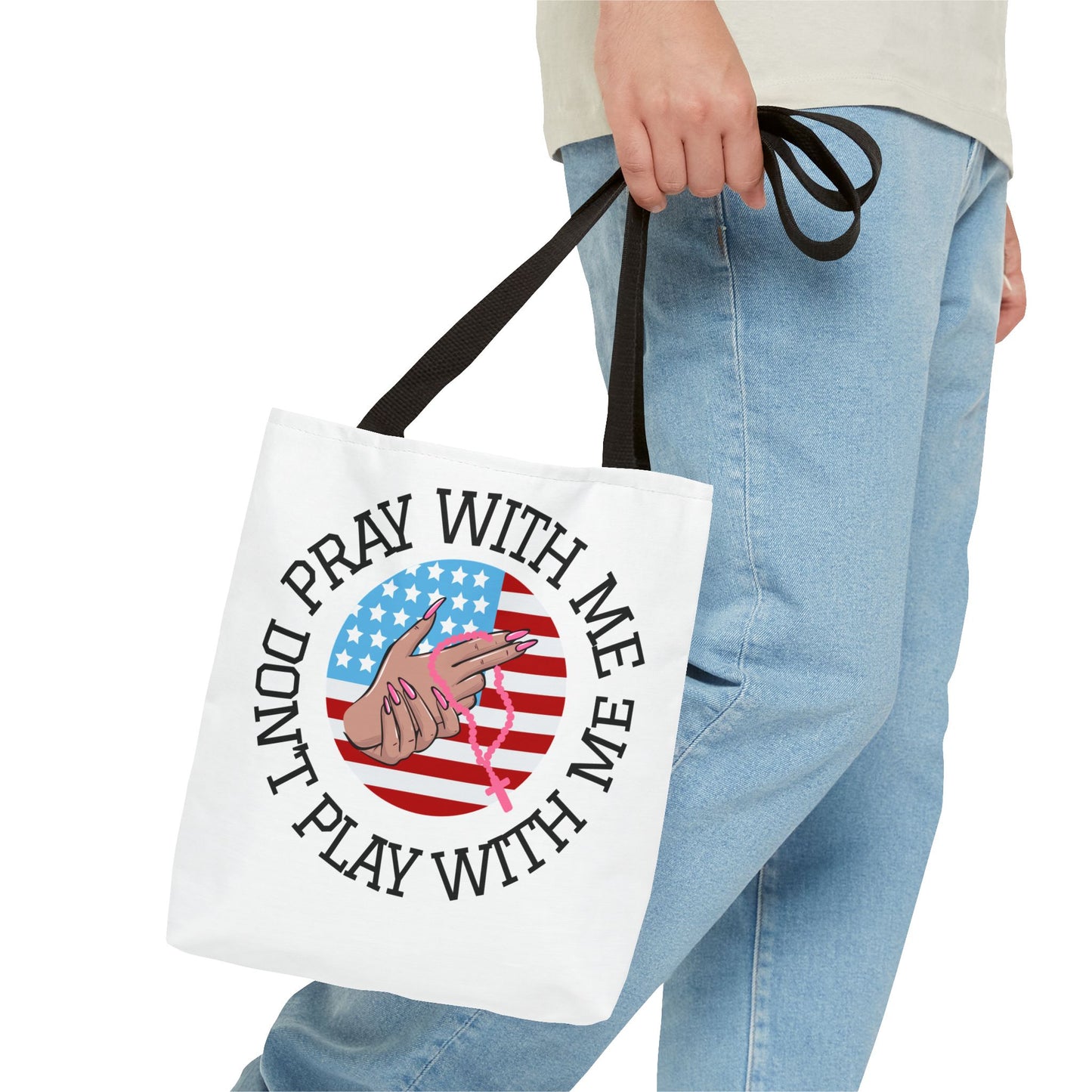 PRAY DONT PLAY TOTE